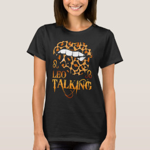 T-shirt Symbole Lèvres Léopard Zodiaque Leopard Horosc