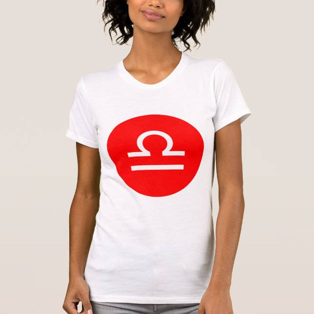 T-shirt Symbole Libra - Customisé (Devant)