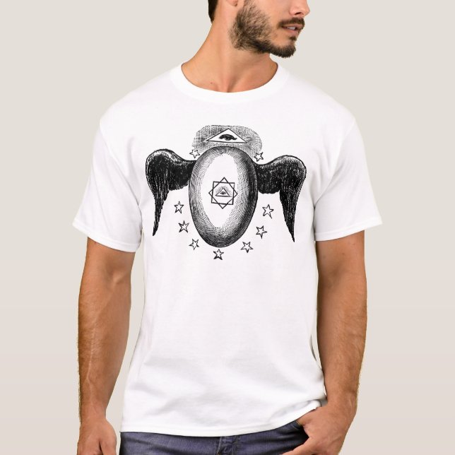 T-shirt Symbole maçonnique des yeux Kneph (Devant)