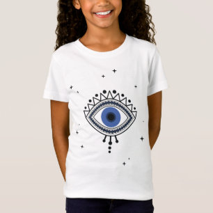T-Shirt Symbole magique de protection de l'œil bleu bonne