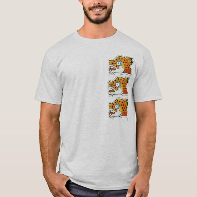 T-shirt Symbole maya Jaguar (Devant)
