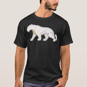 T-shirt Symbole minimaliste de panthère   Icône d'animal a