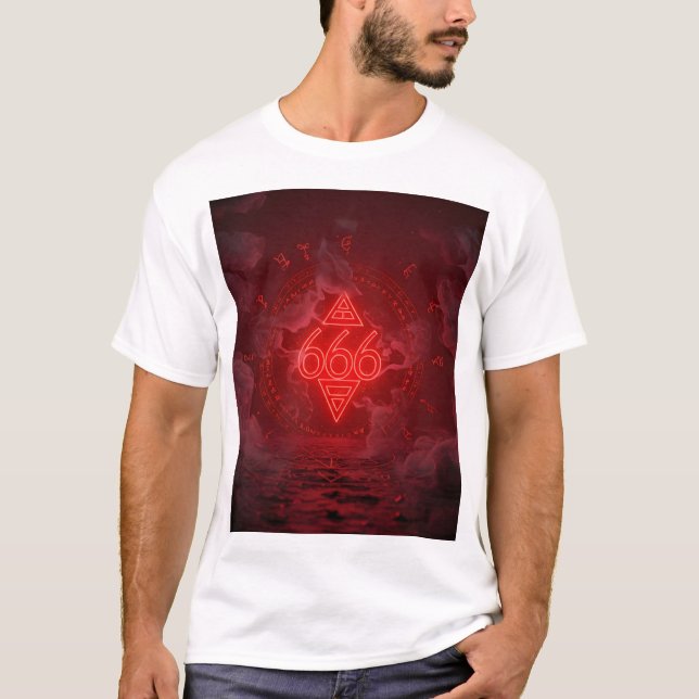T-shirt Symbole mystique foncé Tee graphique (Devant)