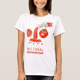T-shirt Symbole national de la journée Ketchup