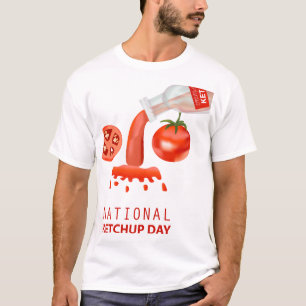 T-shirt Symbole national de la journée Ketchup