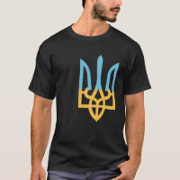 SYMBOLE NATIONAL ukrainien Trident I stand With Uk