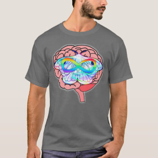 T-shirt Symbole neurodivergent du papillon