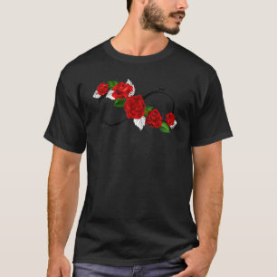 T-shirt Symbole neurodiversité Rouge Rose Infini Autisme M