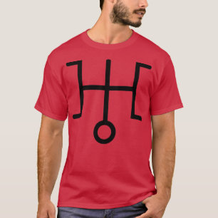 T-shirt Symbole noir Planet Uranus