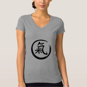 T-shirt Symbole noir Qi Gong