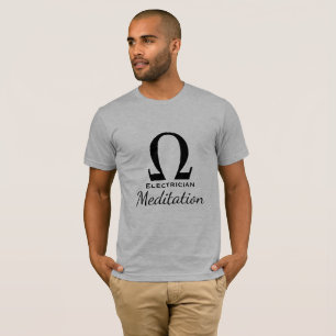 T-shirt Symbole Ohm & "Méditation Électricienne"