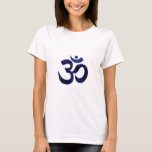 T-shirt SYMBOLE OM OHM SYMBOLE Yoga Méditation Zen<br><div class="desc">Customiser avec n'importe quel texte</div>