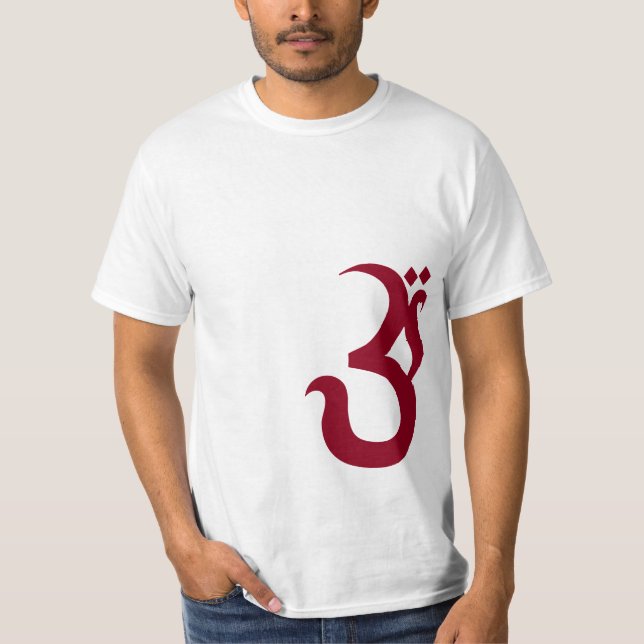 T-shirt Symbole Om rouge (Devant)