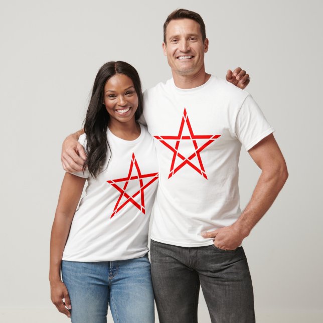 T-shirt Symbole original de l'étoile rouge (Unisexe)