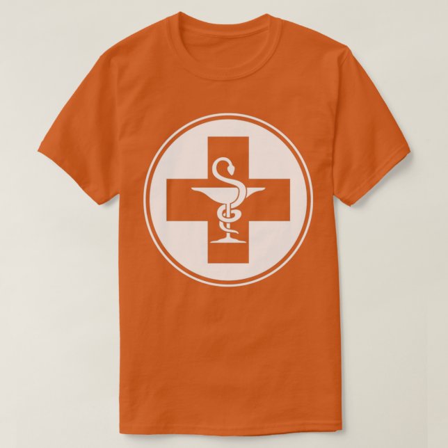 T-shirt Symbole pharmaciste apothecaire (Design devant)