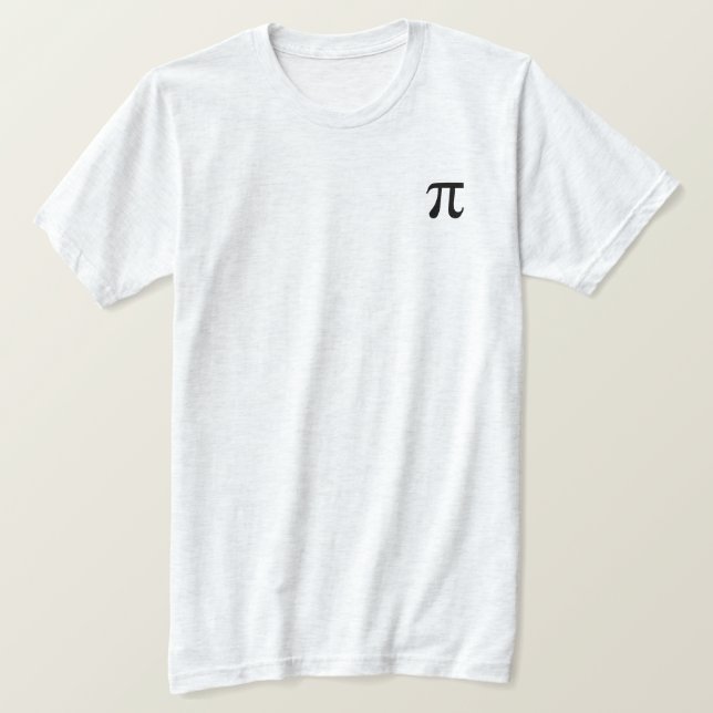 T-Shirt Symbole Pi (Design devant)