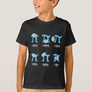T-shirt Symbole Pi Day Funny Pi Porter un masque Étudiants