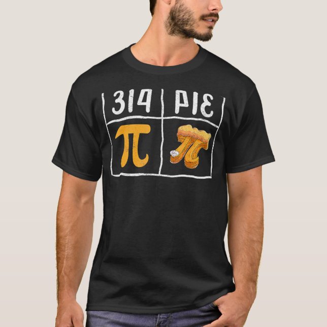 T-shirt Symbole Pi Day Math Enseignants Chemises, Funny Pi (Devant)