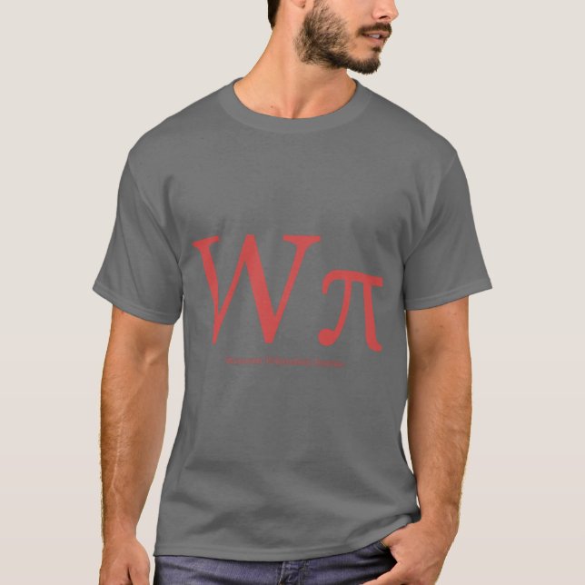 T-shirt Symbole Pi de l'Institut Polytechnique de Worceste (Devant)