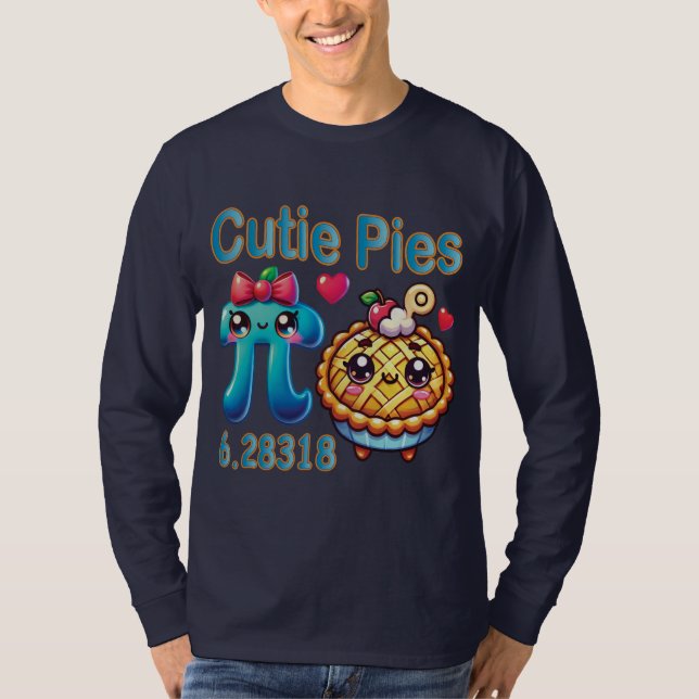 T-shirt Symbole Pi mignon et pie Pie Pie Pie (Devant)