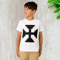 Symbole Pixel Art Black Cross