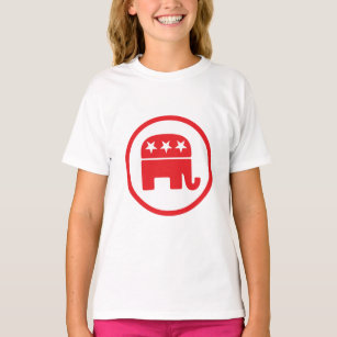T-shirt Symbole politique du parti républicain (éléphant)