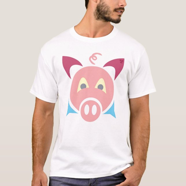 T-shirt Symbole porcin de zodiaque (Devant)