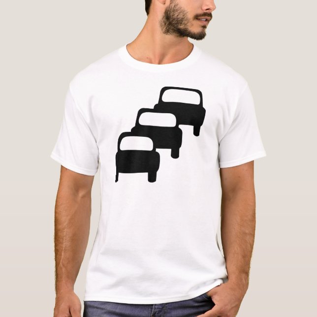 T-shirt Symbole probable de files d'attente (Devant)