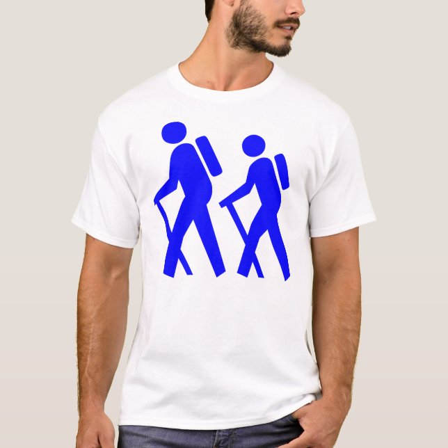 T-shirt Symbole randonnée (Devant)