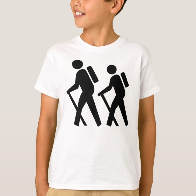 T-shirt Symbole randonnée (Devant)