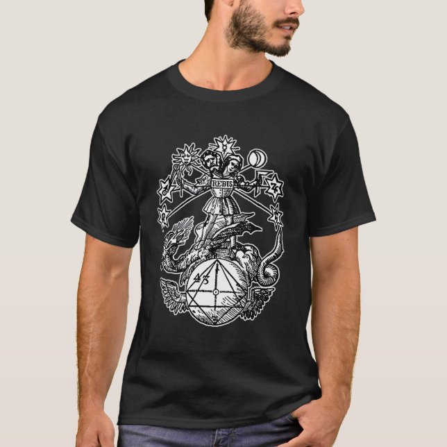 T-shirt Symbole Rebis ~ Deux éléments (Devant)