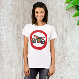 T-shirt Symbole routier de moto