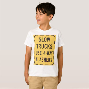 T-shirt SYMBOLE ROUTIER DES Camions Lents