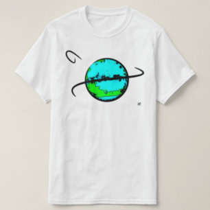 T-shirt Symbole(s) planète(s) colorée(s)