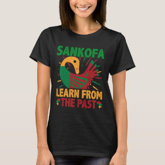 T-shirt Symbole Sankofa et Adinkra Ghana pour l'histoire d