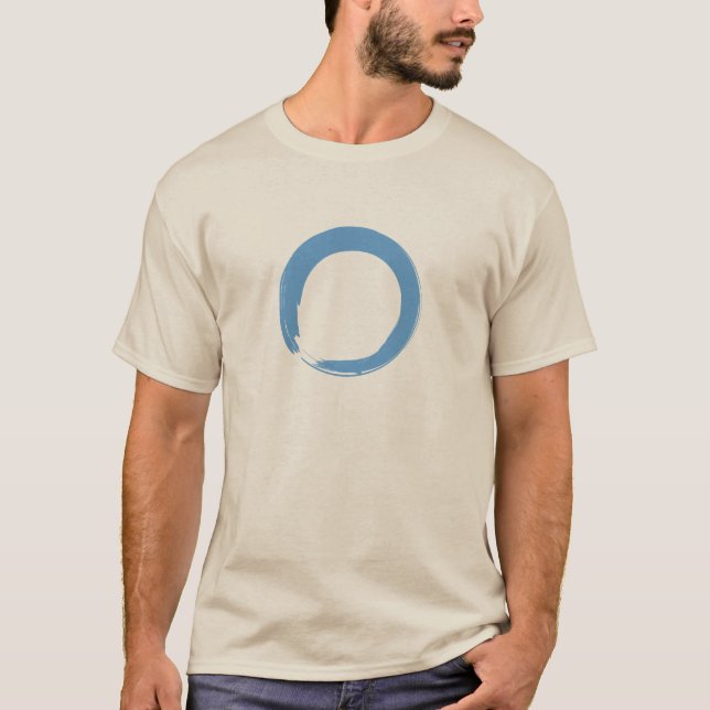 T-shirt Symbole Sky Blue Zen (Devant)