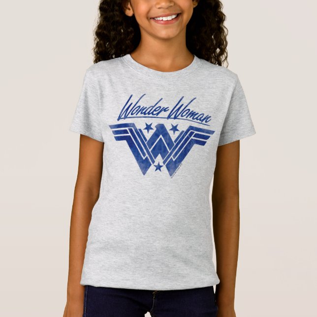 T-Shirt Symbole Stars Stars Stars de Wonder Wonder Woman (Devant)