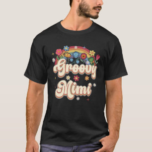 T-shirt SYMBOLE super Mimi Retro Hippie Paix Mères florale