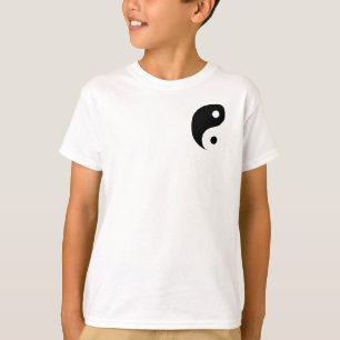 T-shirt Symbole taoïste du Yin Yang noir et blanc