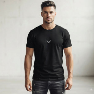 T-Shirt Symbole Taureau Minimaliste Graphique Mo