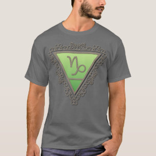 T-shirt SYMBOLE TERRESTRE CApricorNE Astrologie Filigrée S