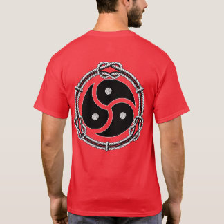 T-shirt Symbole Triskelion avec bordure en corde