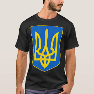 T-shirt Symbole ukrainien Tryzub Patriotique Slava Ukraini