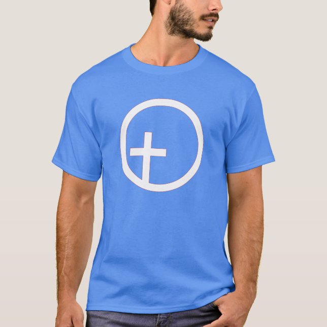 T-shirt Symbole universaliste chrétien (Devant)