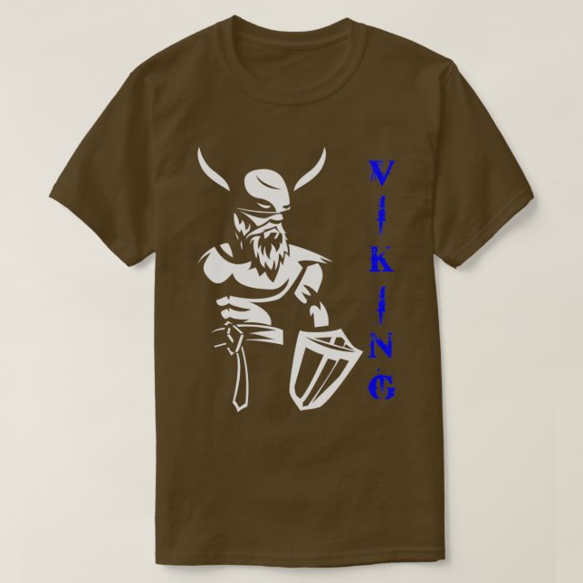 T-shirt SYMBOLE VIKING blanc (Design devant)