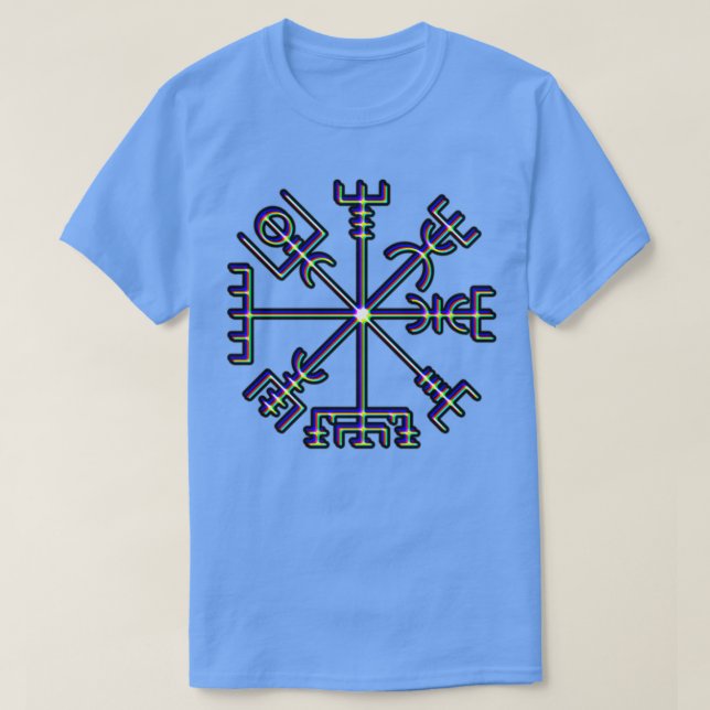 T-shirt Symbole Viking Vegvisir (Design devant)