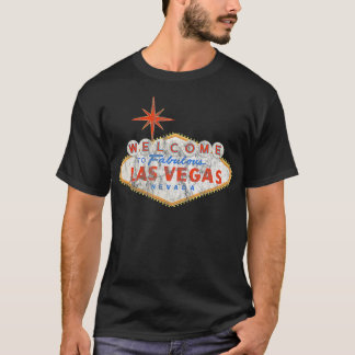 T-shirt SYMBOLE vintage Bienvenue À Las Vegas