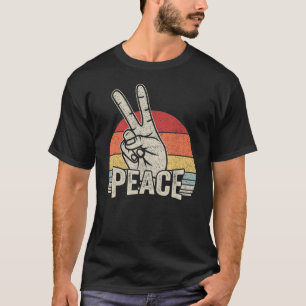 T-shirt SYMBOLE vintage DE LA PAIX RÉtro HAUTE AMOUR