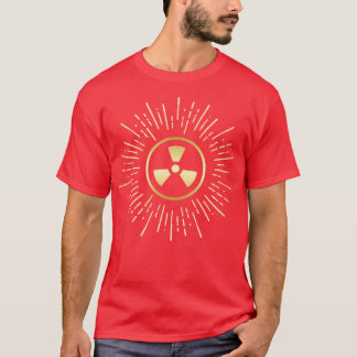 T-shirt Symbole vintage or radioactif