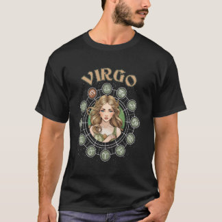 T-shirt Symbole Virgo Horoscope Symbole Zodiaque Virgo